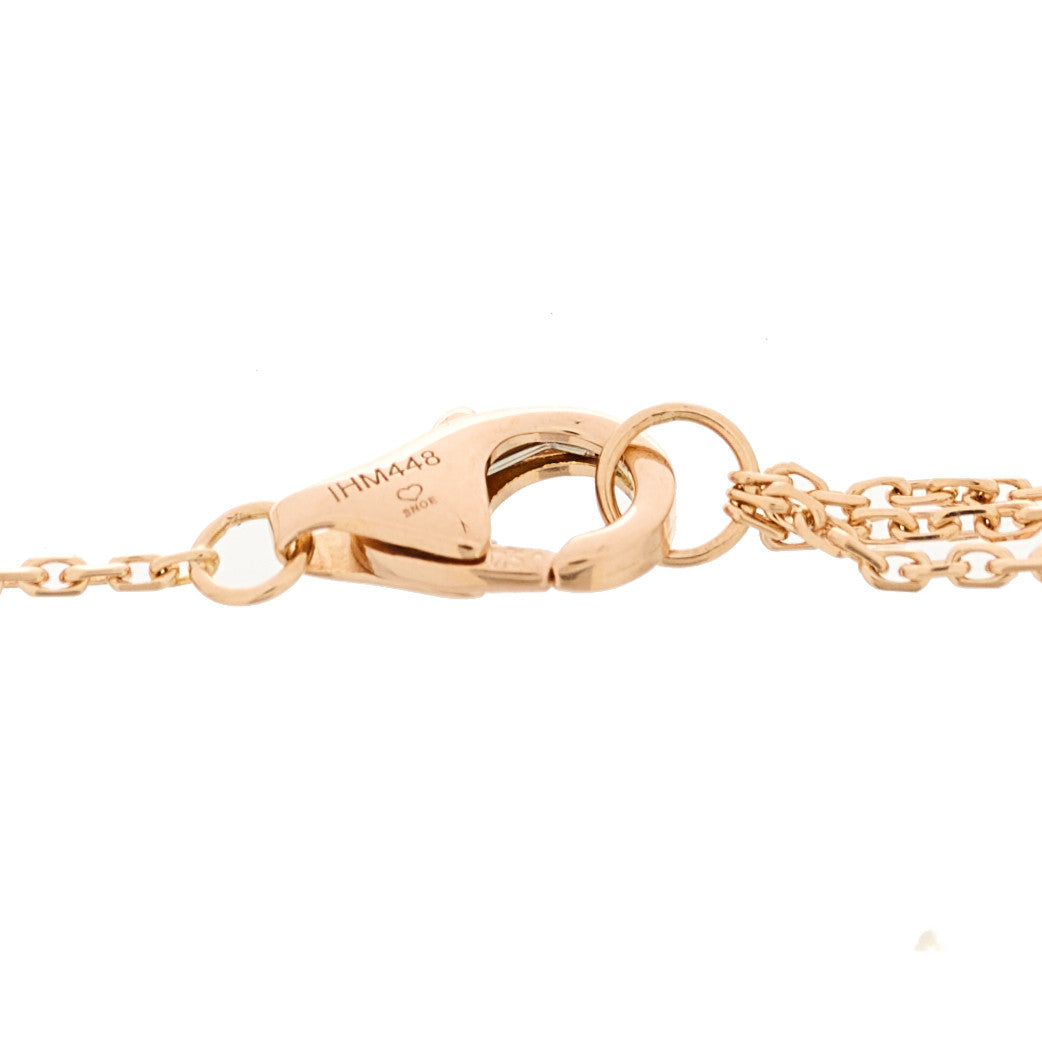 18K Pink Yellow White Gold Trinity Bracelet