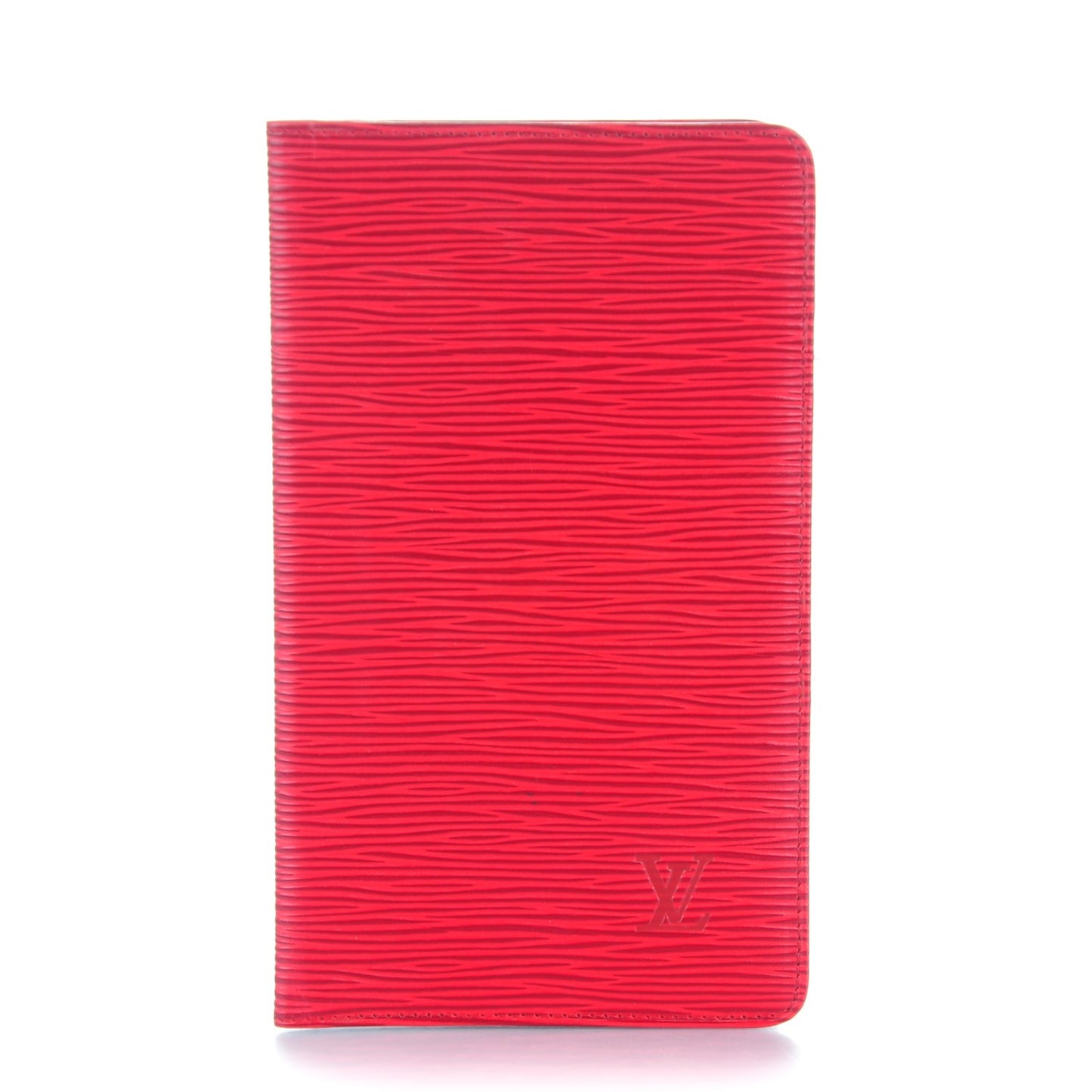 Epi Checkbook Organizer Wallet Castillan Red