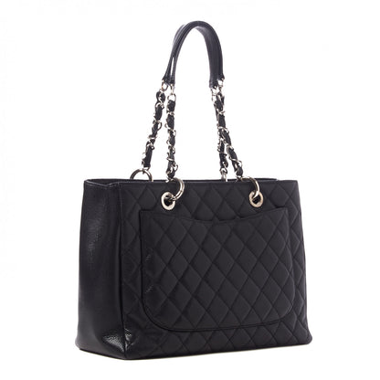 Chanel Caviar Quilted Grand Shopping Tote GST Black 2 of 9