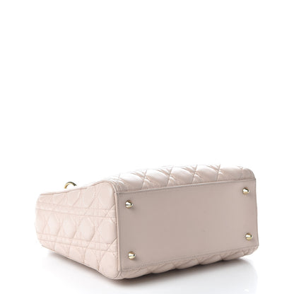 Christian Dior Lambskin Cannage Medium Lady Dior Light Pink 5 of 12