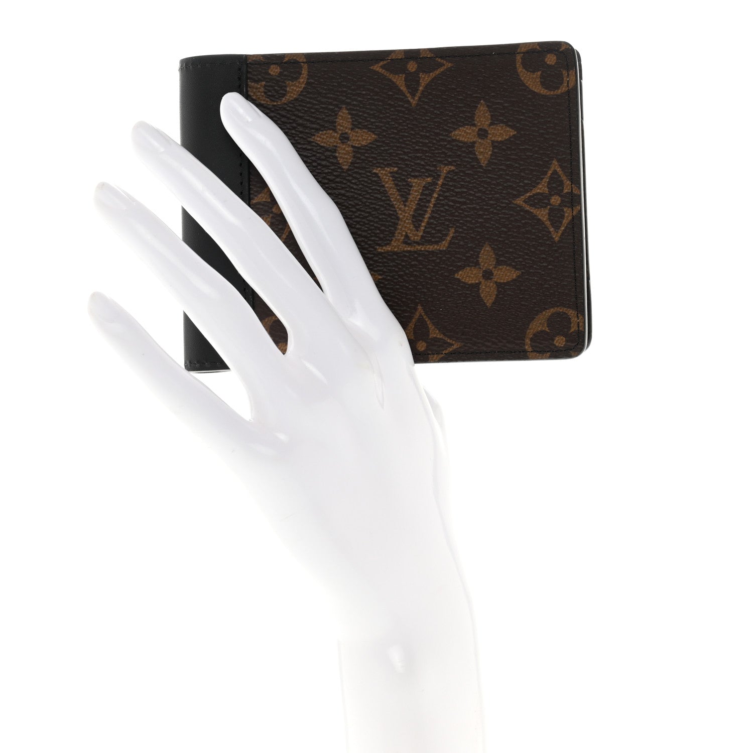 Louis Vuitton Monogram Macassar Multiple Wallet 2 of 7