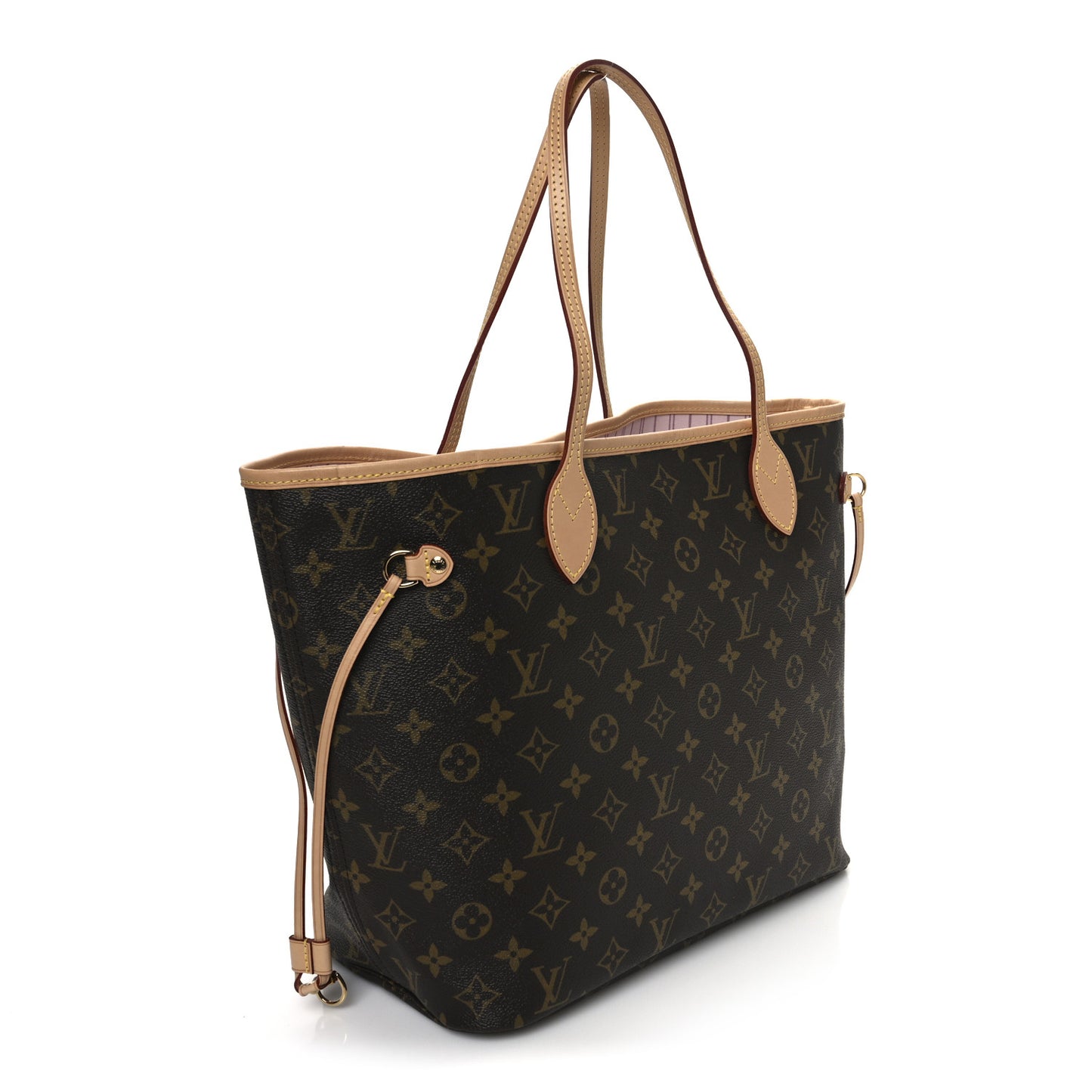 Monogram Porto Cervo V Neverfull MM Rose Ballerine