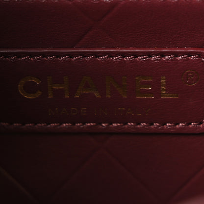 Chanel Caviar Quilted Medium Moon Messenger Burgundy 5 of 9