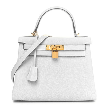 Hermes Togo Kelly Retourne 28 Gris Pale 1 of 13