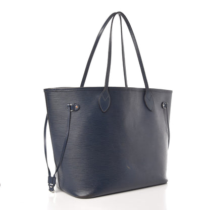 Louis Vuitton Epi Neverfull MM Indigo 4 of 18