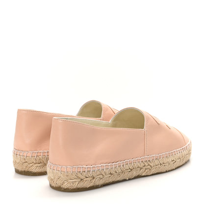 Chanel Lambskin CC Espadrilles 40 Nude 5 of 10
