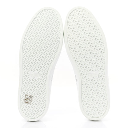 Hermes Calfskin Womens Advantage Sneakers 41 White Gris Argente 5 of 8