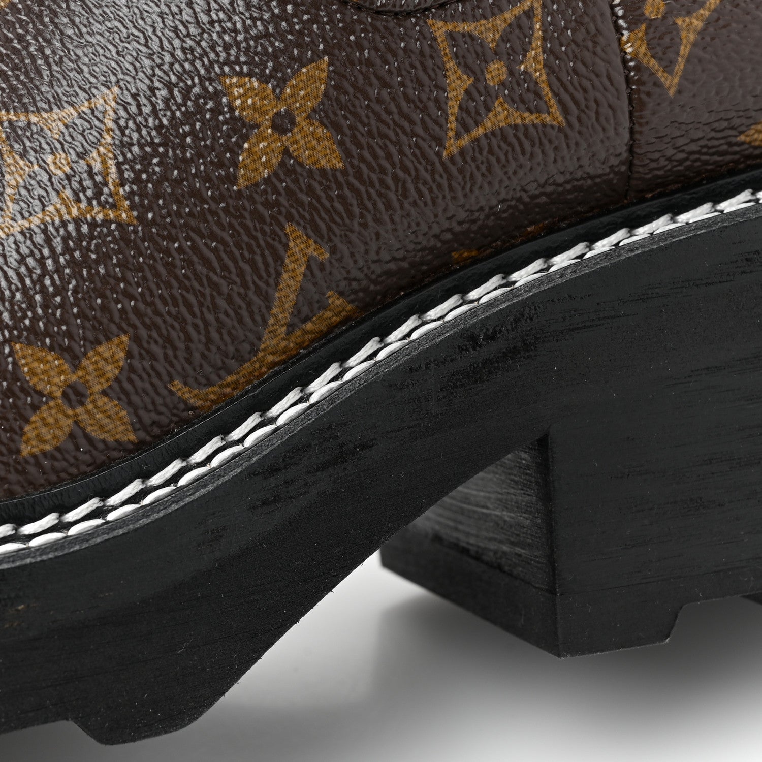 Louis Vuitton Patent Monogram LV Beaubourg Ankle Boots 37.5 Black 12 of 13