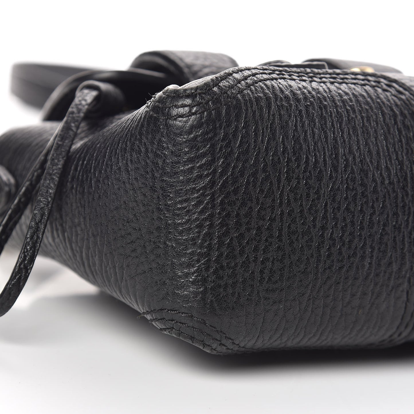 3.1 Textured Calfskin Nano Pashli Satchel Black