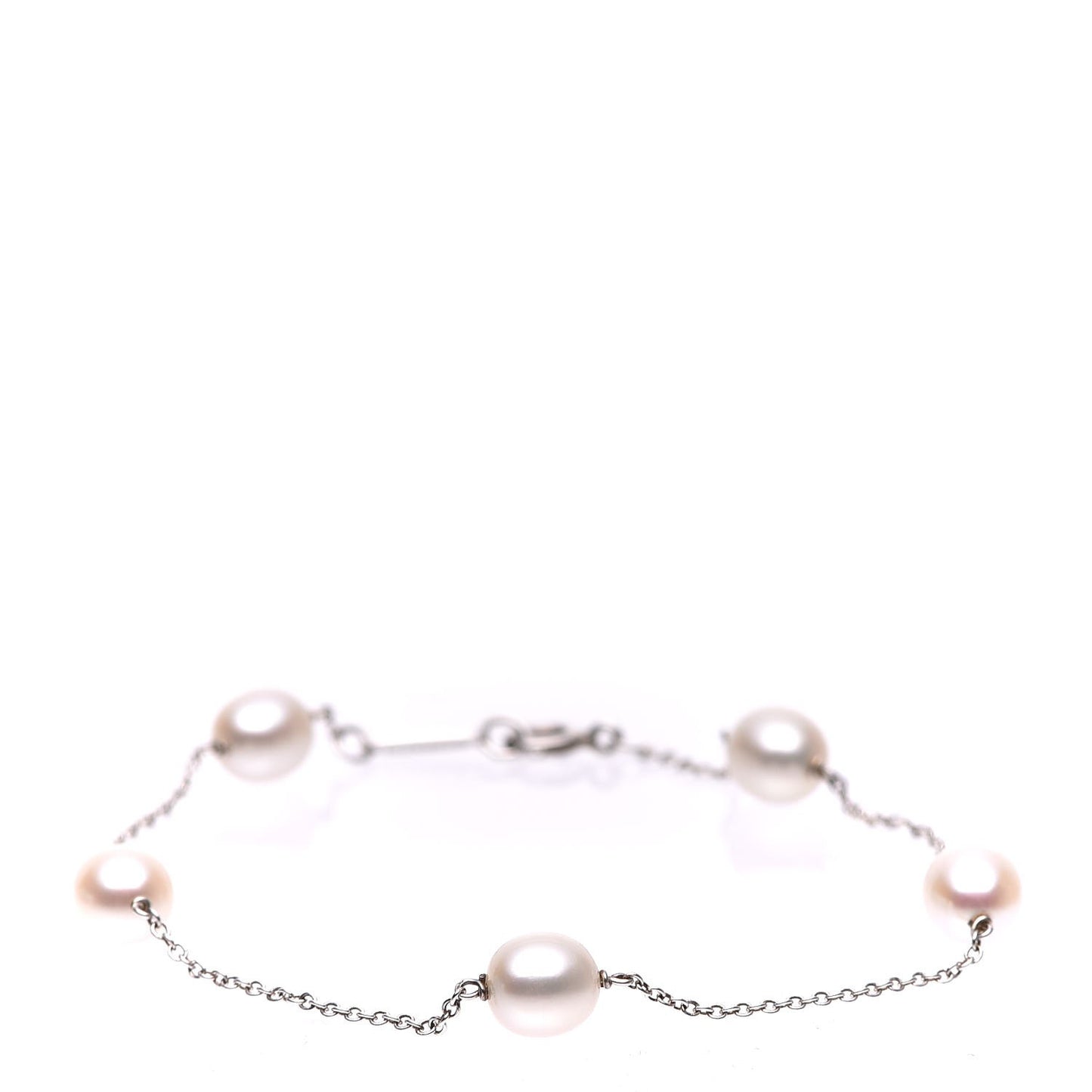 Sterling Silver 6-7mm Freshwater Pearls By The Yard Bracelet