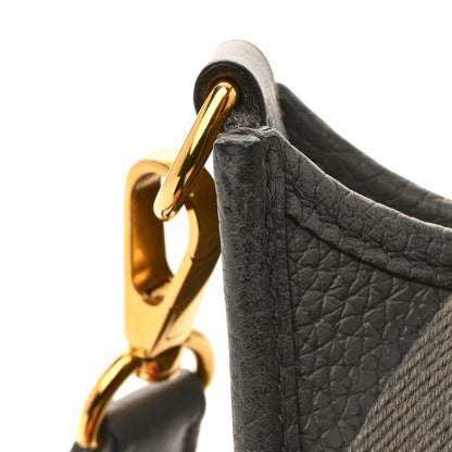 Hermes Taurillon Clemence Evelyne TPM Gris Meyer 16 of 17