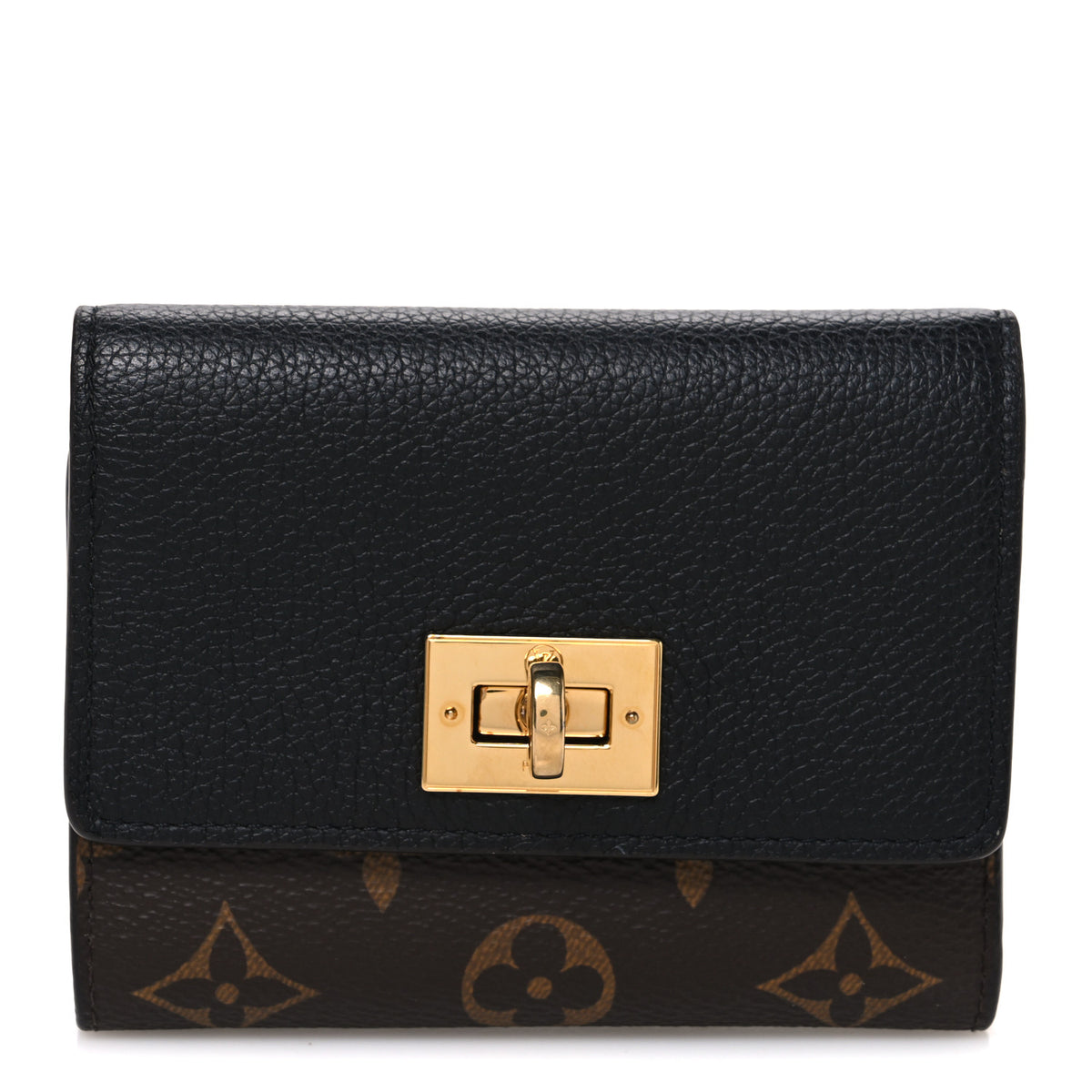 Louis Vuitton Monogram Victorine On My Side Wallet Black 1 of 7