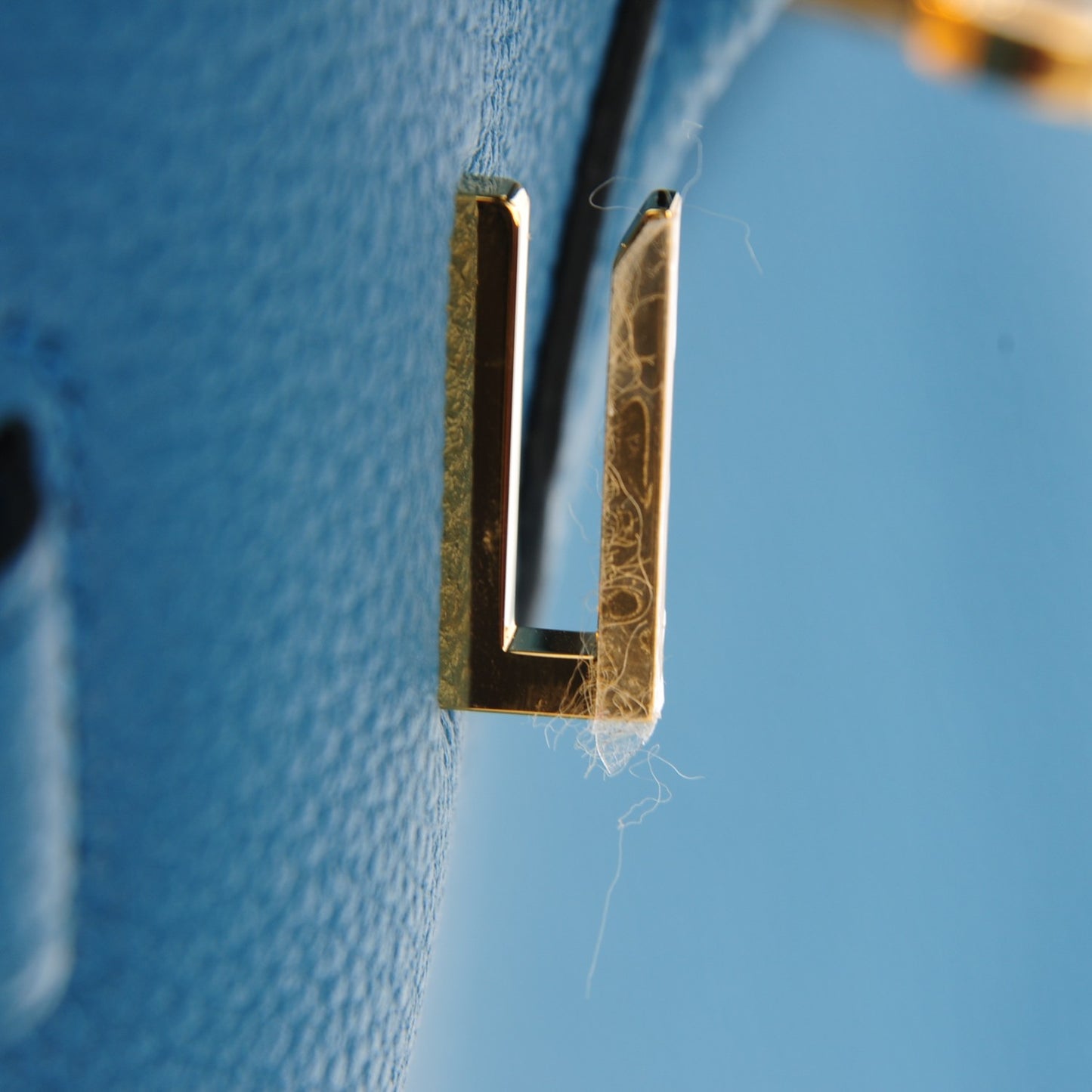 Togo Birkin 35 Bleu Cobalt