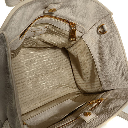 Prada Vitello Daino Shopping Tote Talco 5 of 11