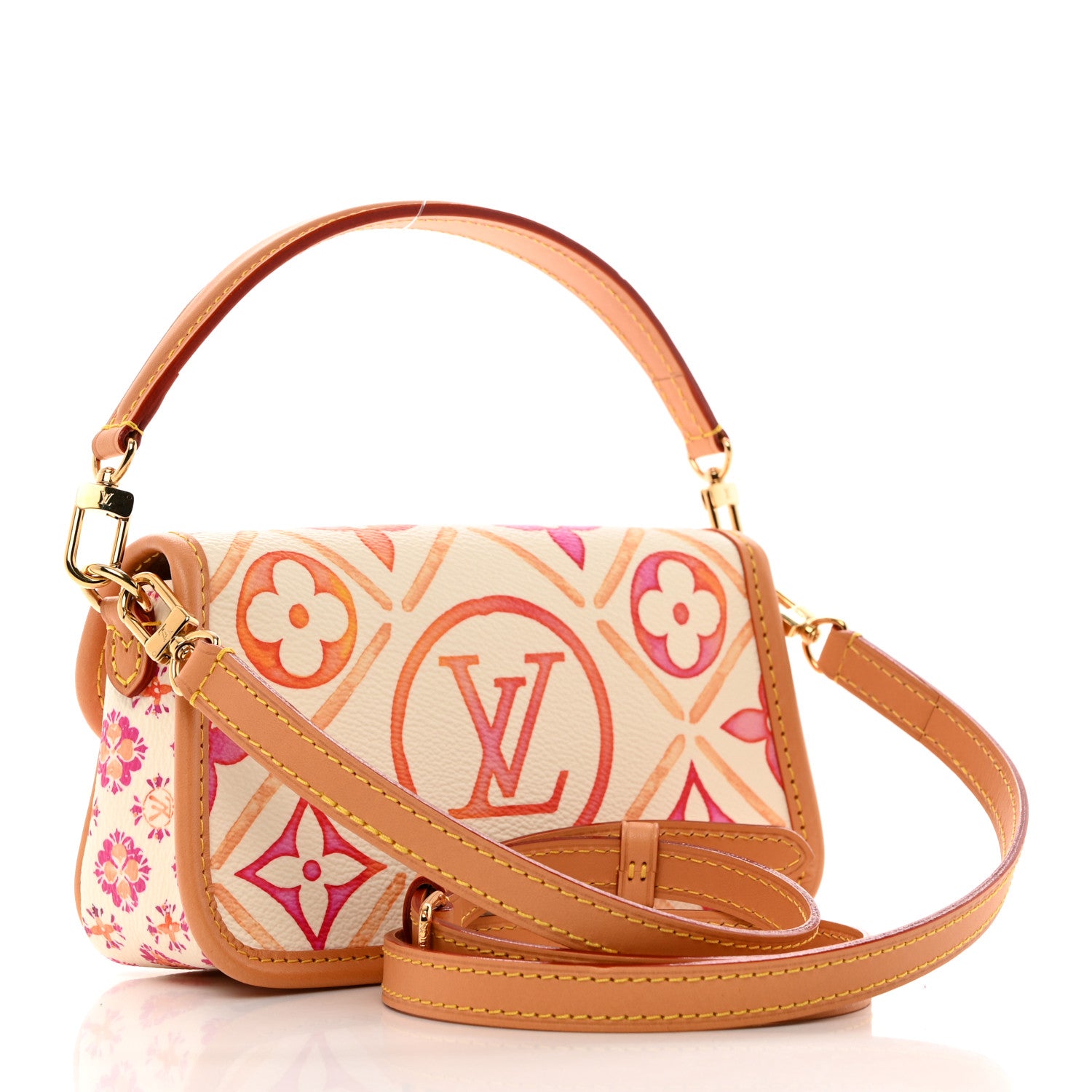 Louis Vuitton Monogram LV By the Pool Nano Diane Coral 2 of 12