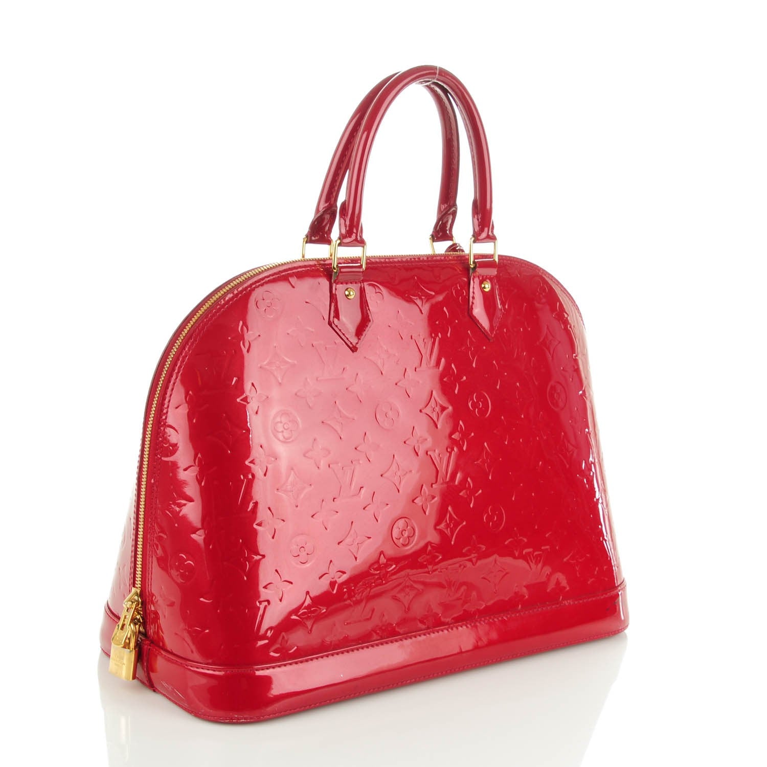 Louis Vuitton Vernis Alma GM Pomme D'Amour 3 of 9