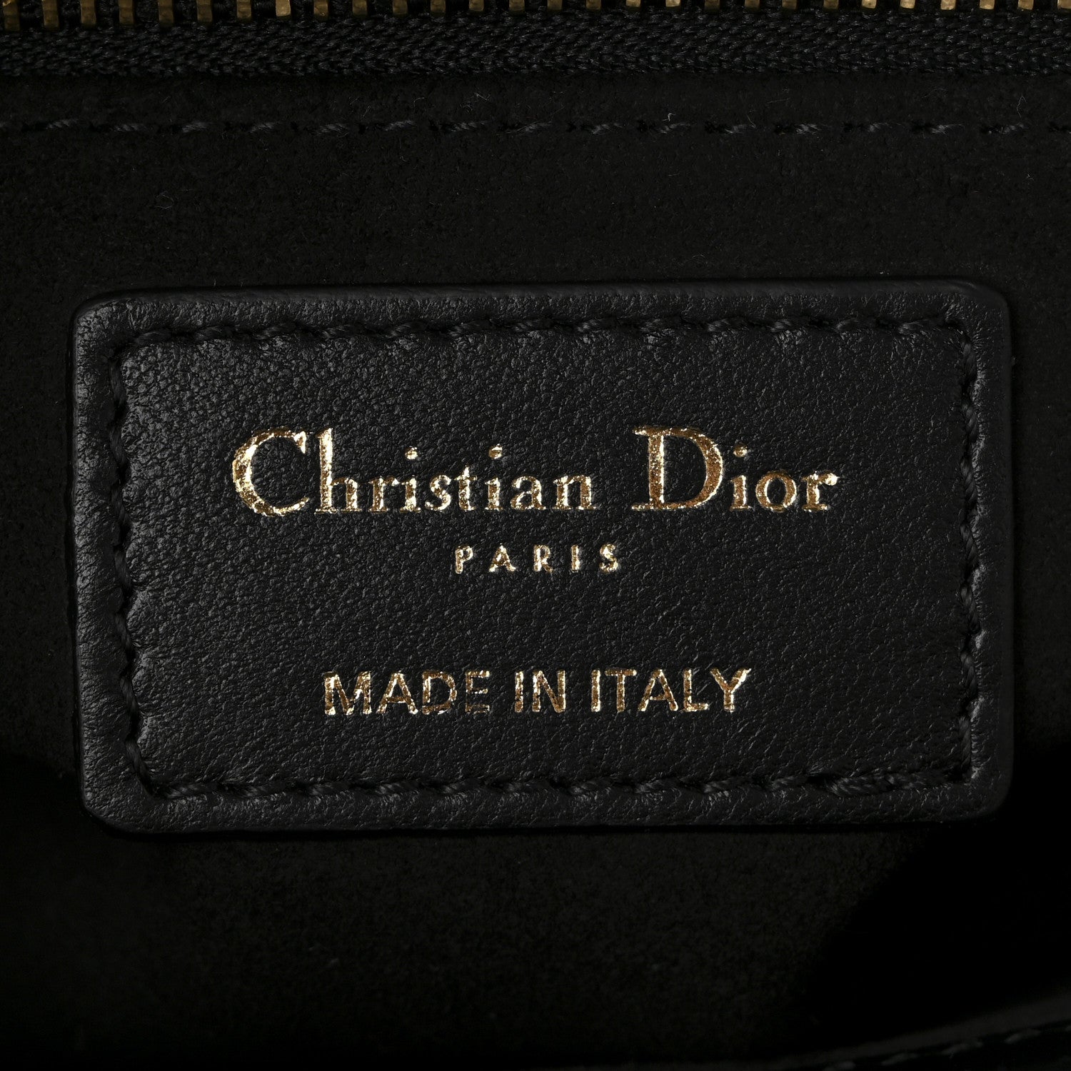 Christian Dior Lambskin Cannage Butterfly Studs Small Lady Dior Black 6 of 10