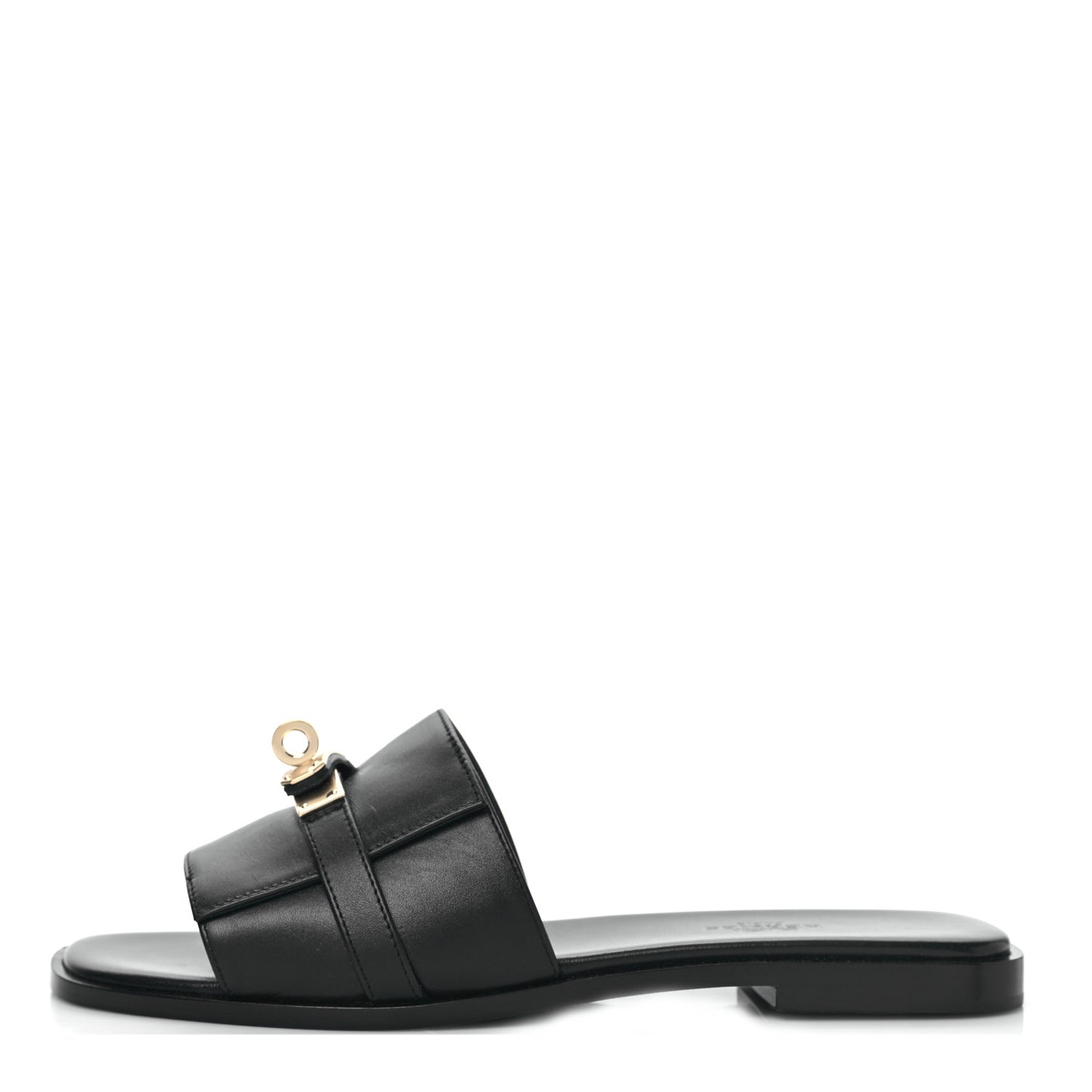 Calfskin Giulia Sandals 37.5 Black