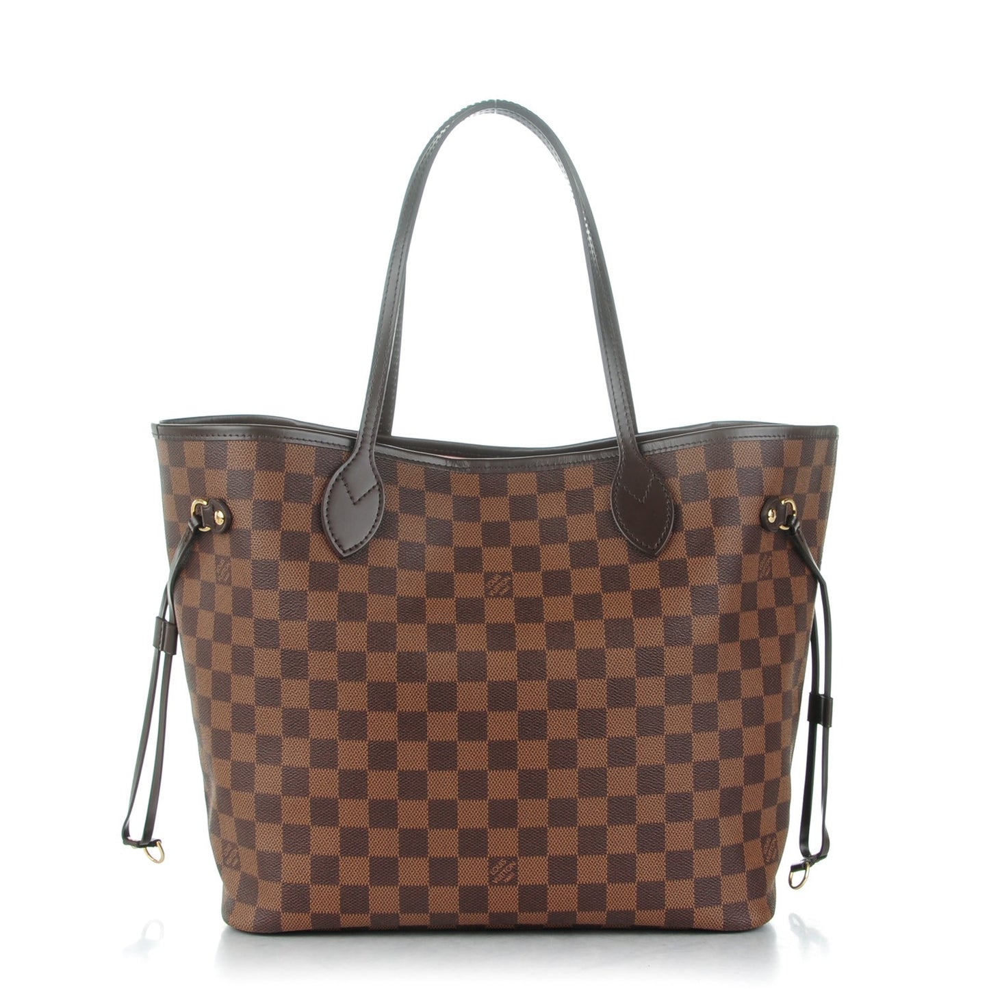 Damier Ebene Neo Neverfull MM Rose Ballerine