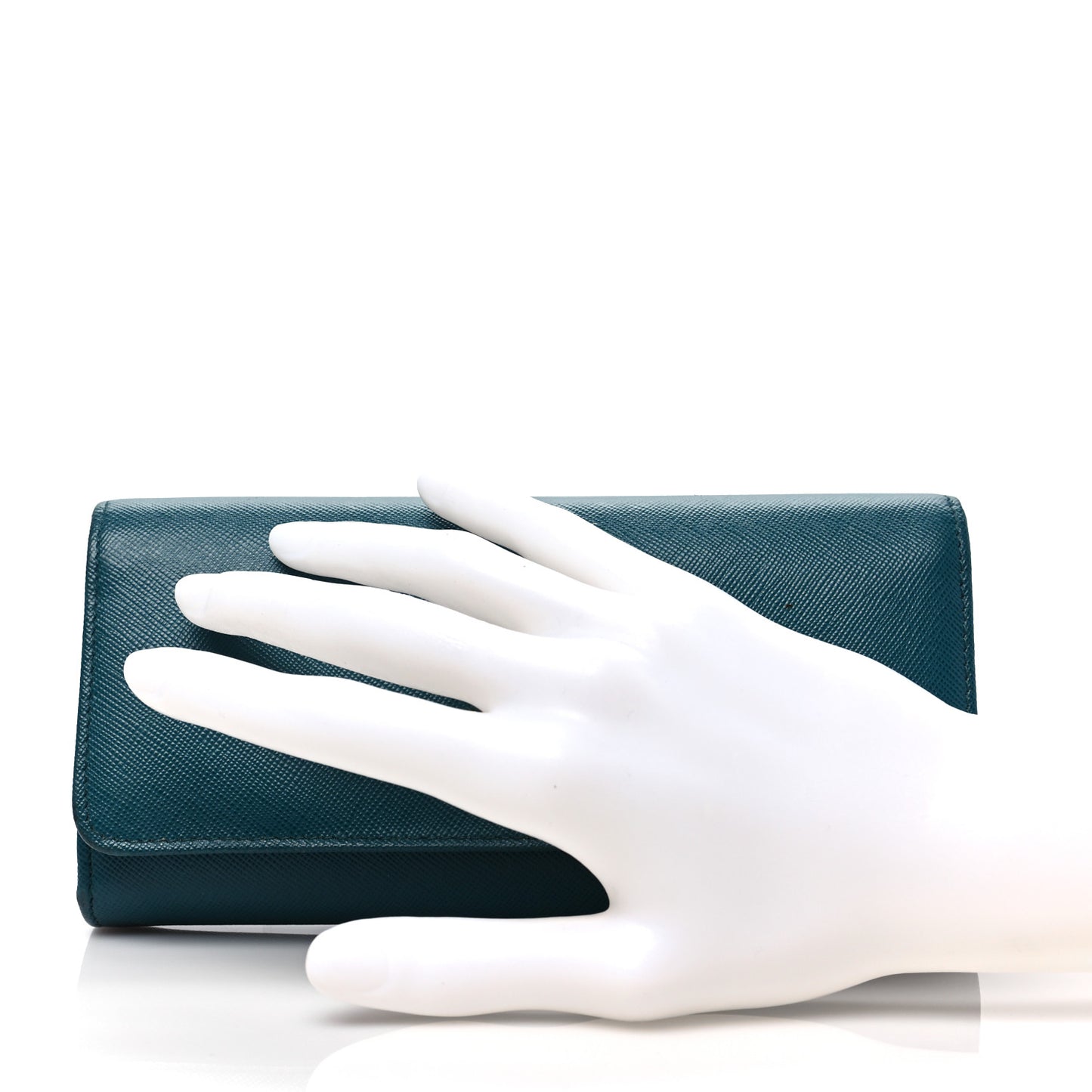 Saffiano Metal Continental Flap Wallet Ottanio