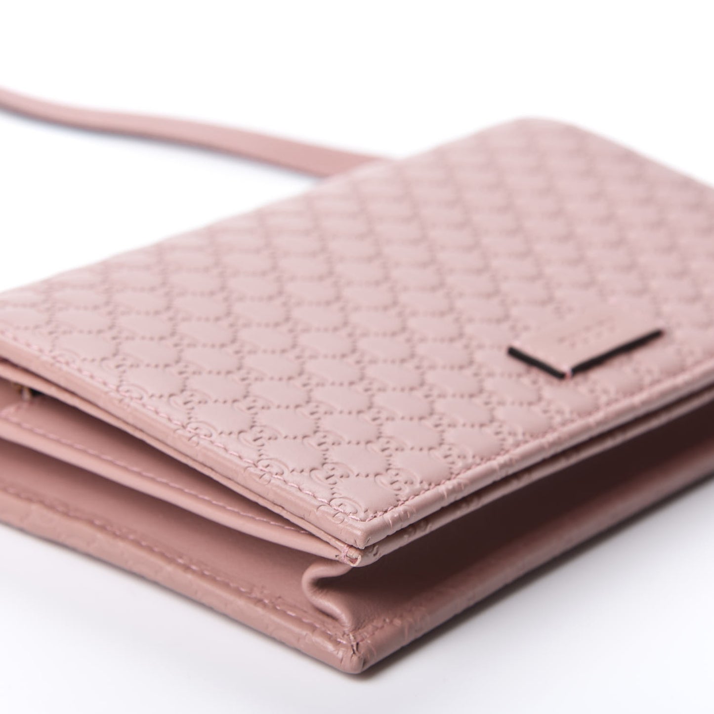 Microguccissima Crossbody Wallet Soft Pink