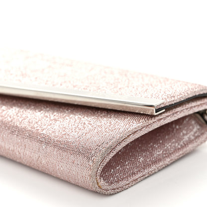 Jimmy Choo Glitter Fabric Emmie Clutch Ballet Pink 10 of 12