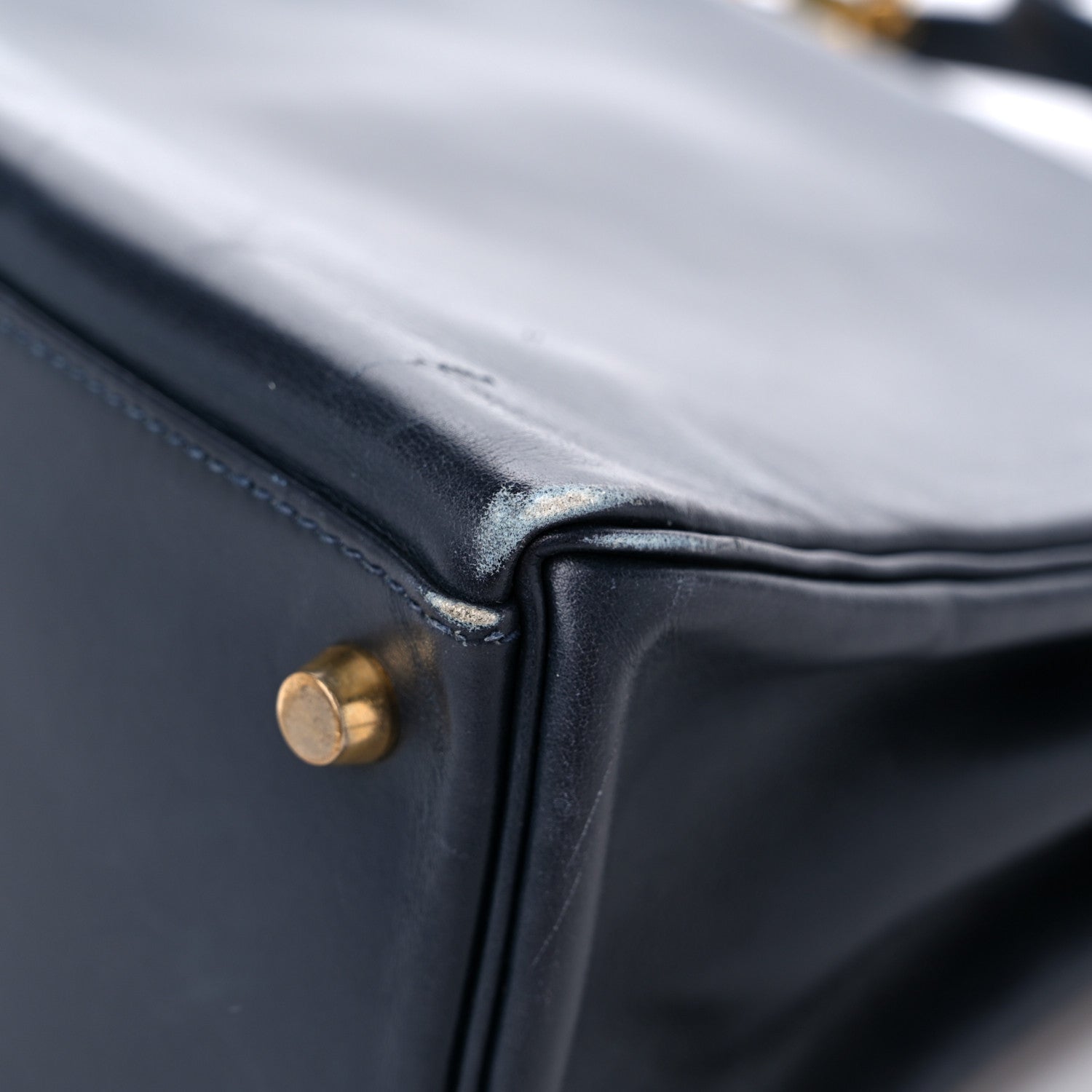Hermes Box Kelly Retourne 32 Indigo Indigo 11 of 22