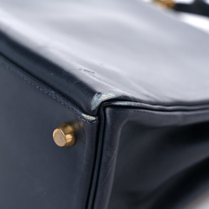 Hermes Box Kelly Retourne 32 Indigo Indigo 11 of 22