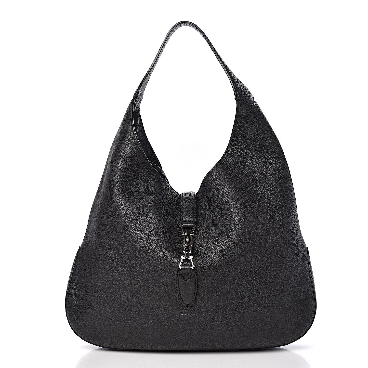 Gucci Soft Grained Calfskin Large Jackie Hobo Black 3 of 16