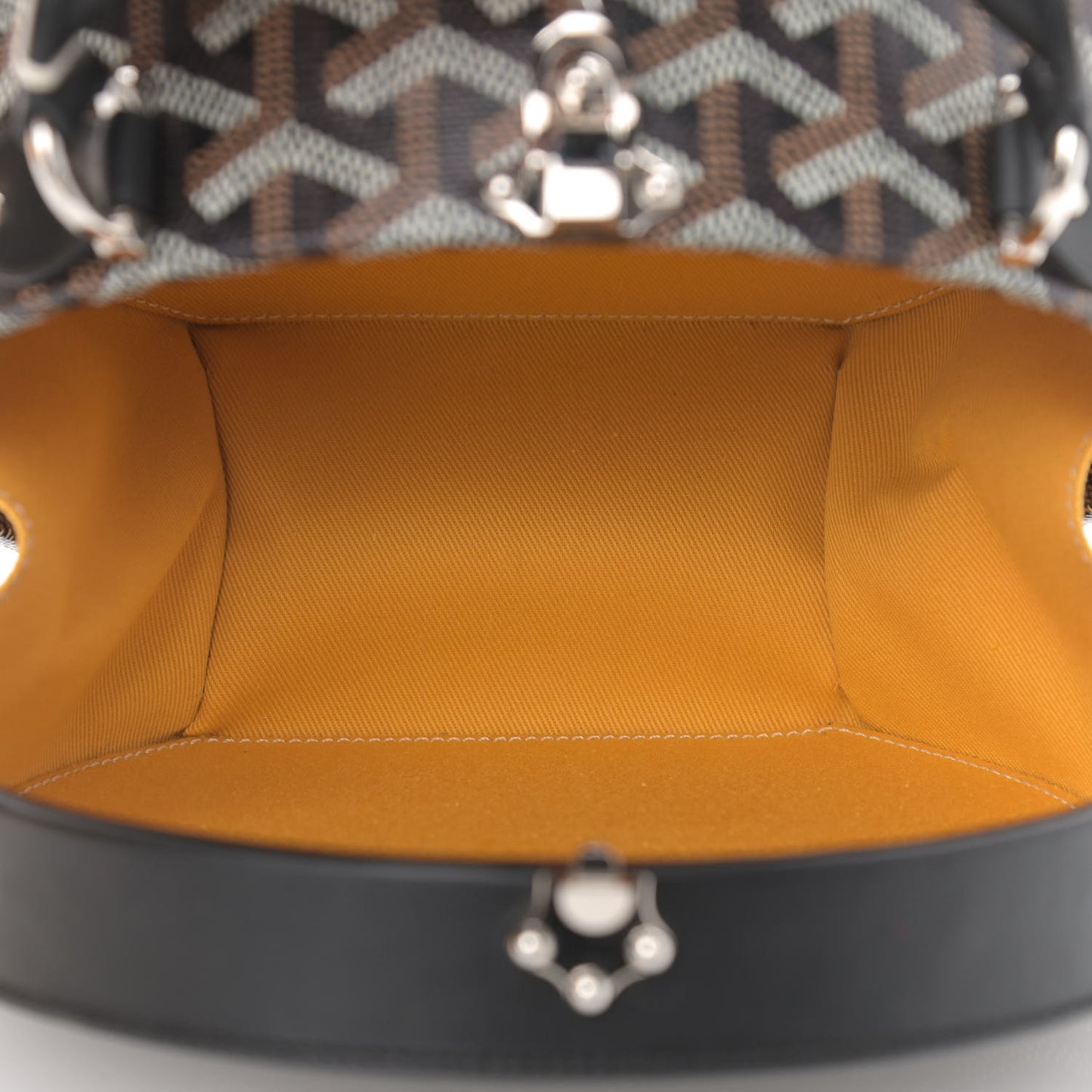 Goyardine Alto Hatbox Black