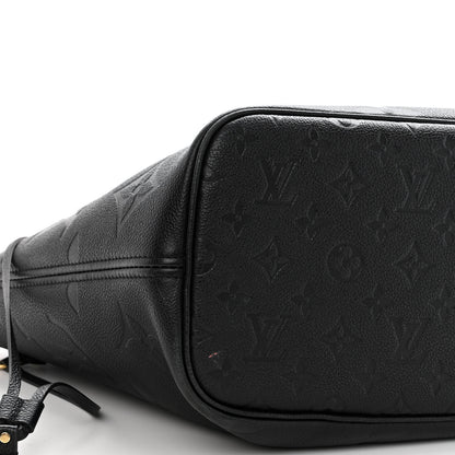 Louis Vuitton Empreinte Monogram Giant Neverfull MM Black 8 of 9