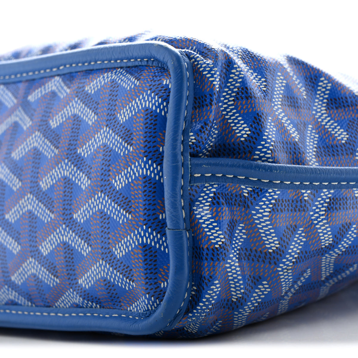 Goyardine Reversible Mini Anjou Sky Blue