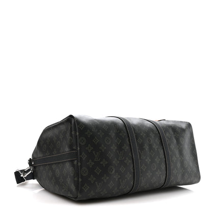 Louis Vuitton Monogram LV Record Keepall Bandouliere 50 Dark Green 3 of 8