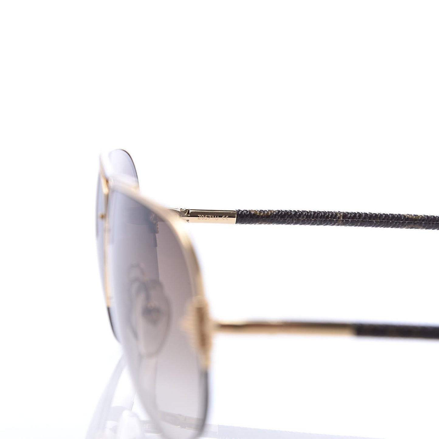 Monogram Petite Viola Pilote Aviator Sunglasses Z0571U Brown