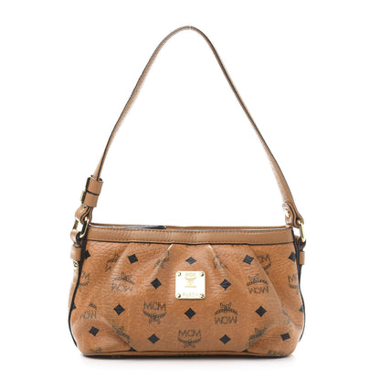 MCM Visetos Baguette Bag Cognac 1 of 12