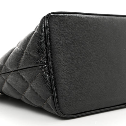 Chanel Caviar Quilted Medallion Tote Black 9 of 10
