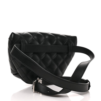 Chanel Calfskin Quilted Waist Belt Bag Black 3 of 9