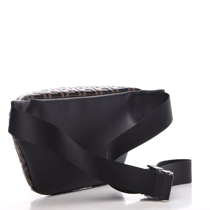 Fendi Vitello Century Bi-Color FF 1974 Embossed Belt Bag Maya Black 3 of 7