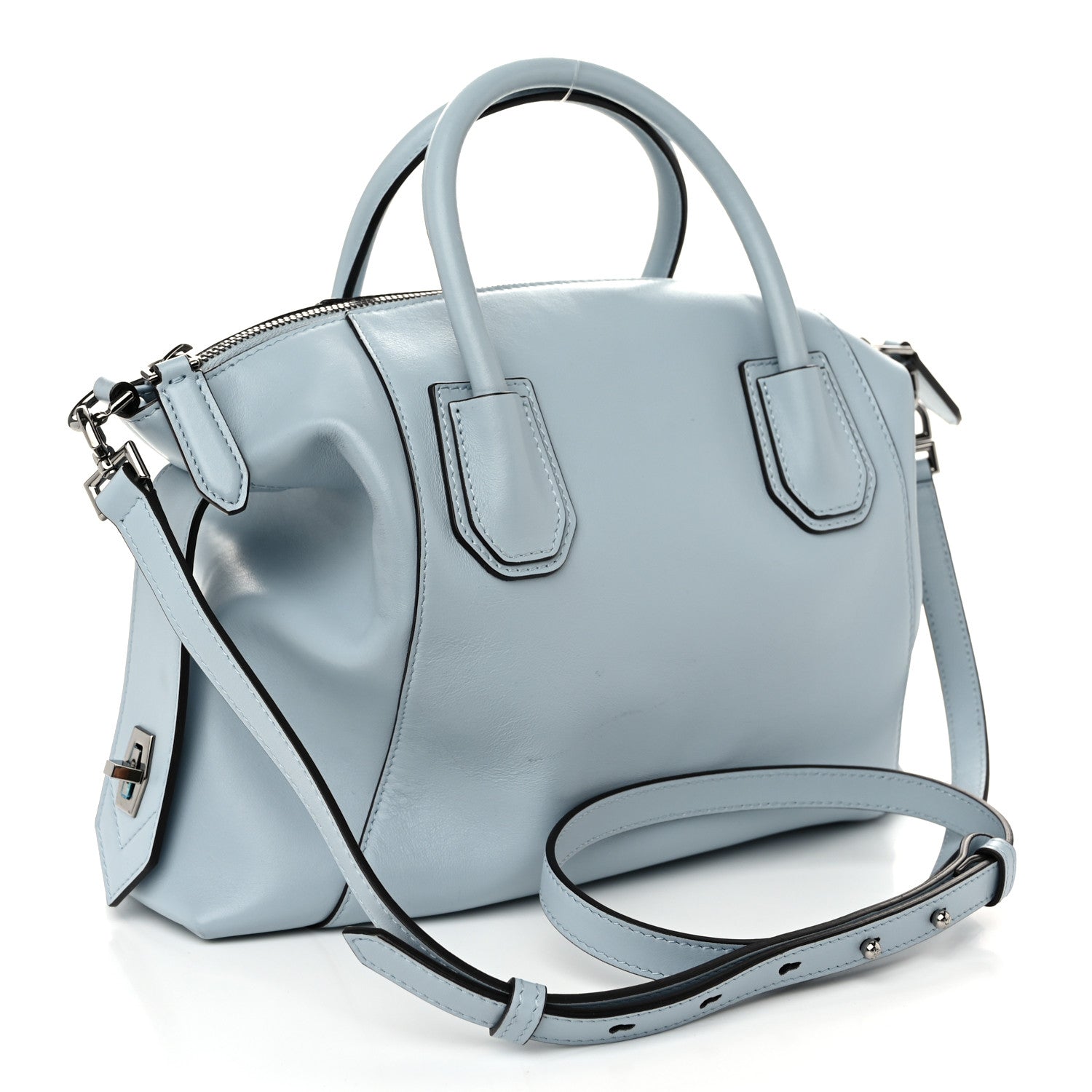 Givenchy Calfskin Small Soft Antigona Ice Blue 3 of 9