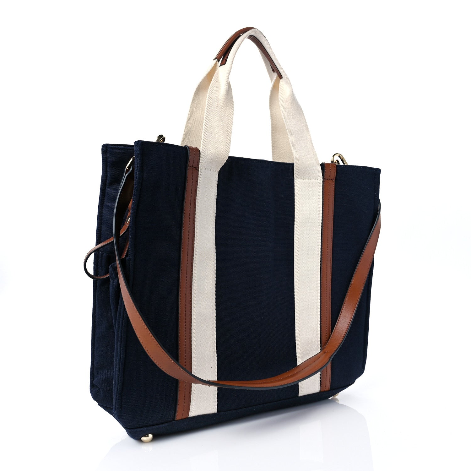 Chloe Cotton Calfskin Changing Bag Navy 3 of 8