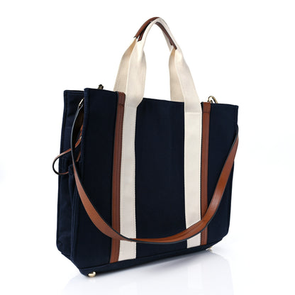 Chloe Cotton Calfskin Changing Bag Navy 3 of 8