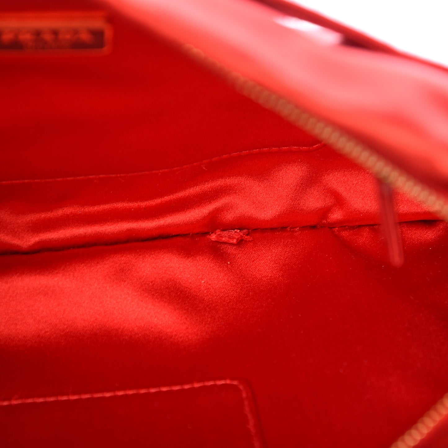 Satin Evening Clutch Fuoco