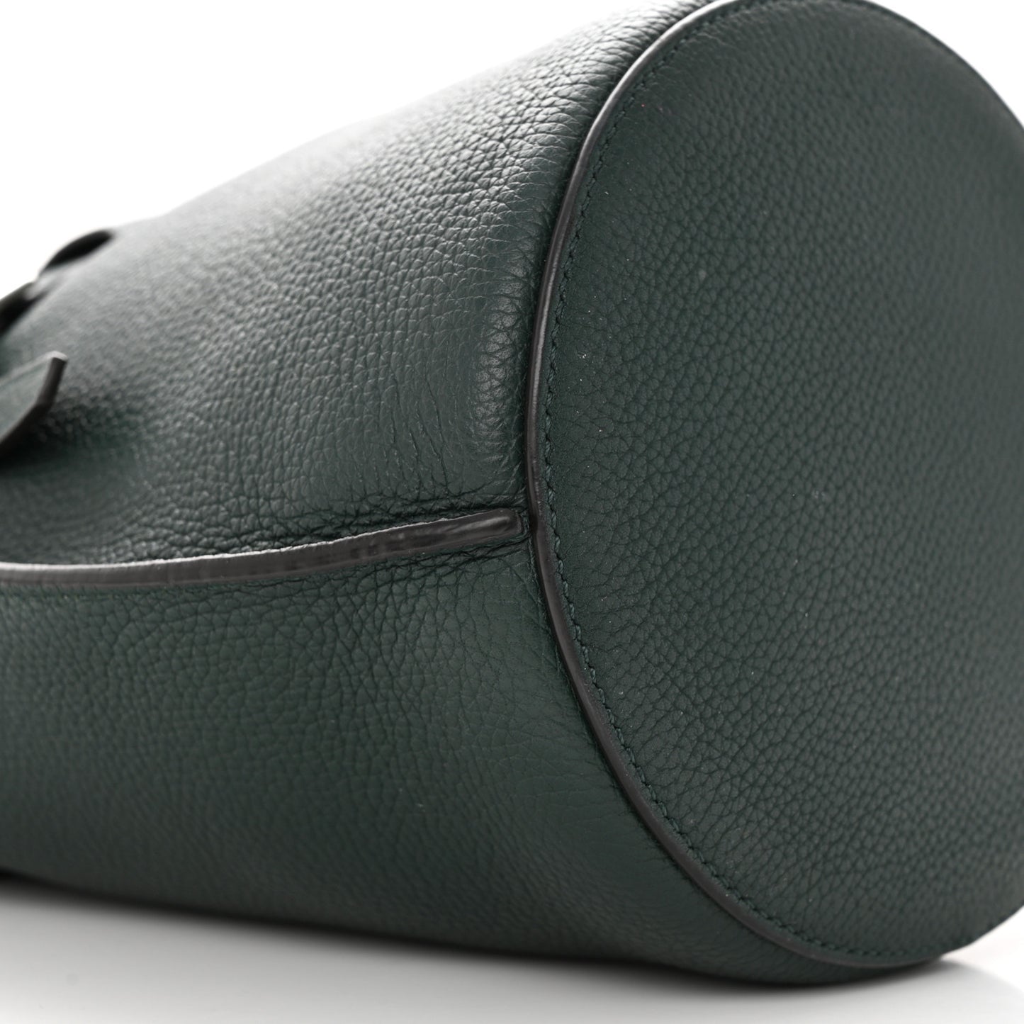 Supple Grained Calfskin Nano Big Bag Bucket Amazone