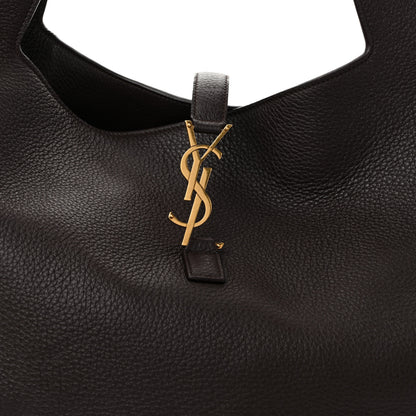 Saint Laurent Grained Deerskin Bea Tote Sweet Chocolate 8 of 13