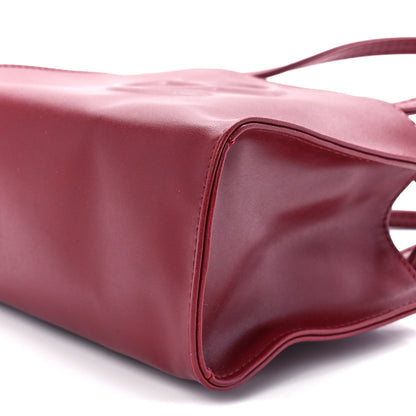 Telfar Vegan Leather Small Shopping Bag Oxblood 11 of 11