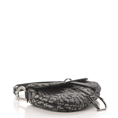 Christian Dior Monogram Saddle Bag Black 8 of 11