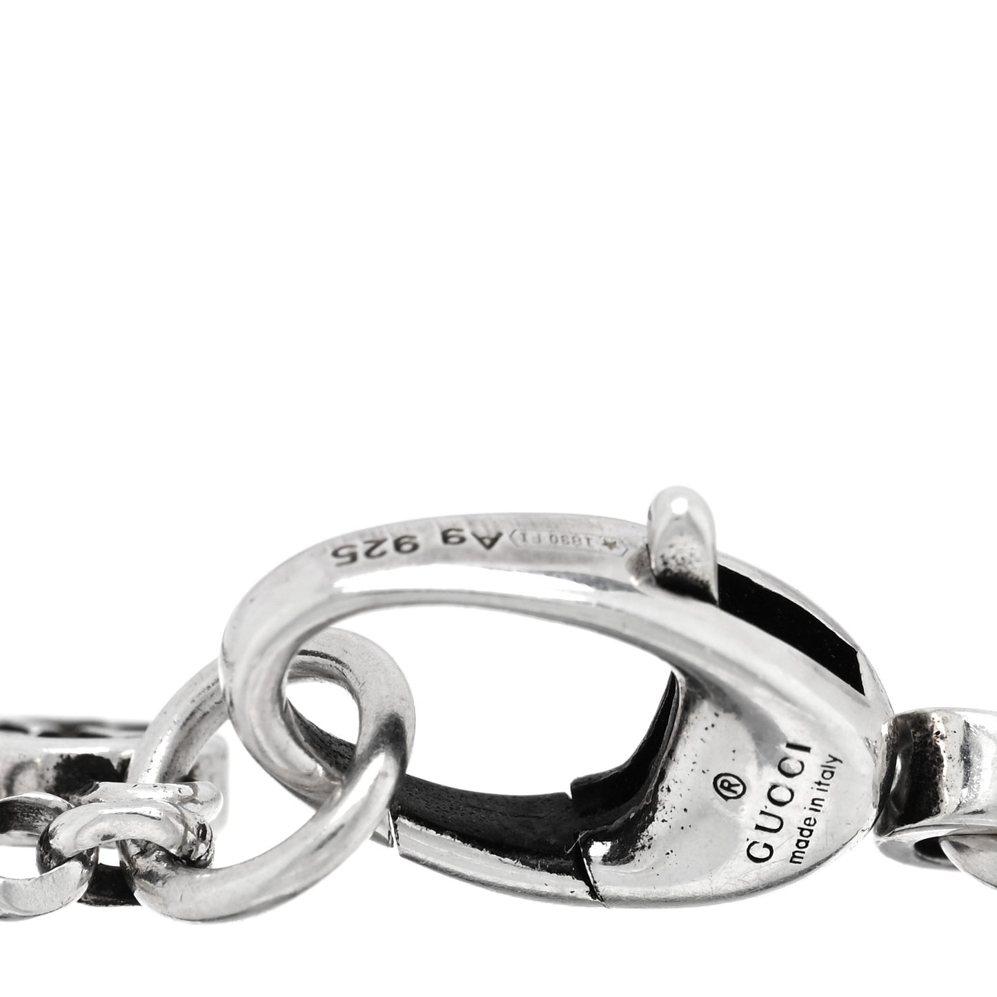 Sterling Silver Double G Key Bracelet