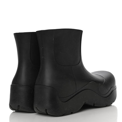 Bottega Veneta Rubber Puddle Ankle Boots 38 Black 5 of 17