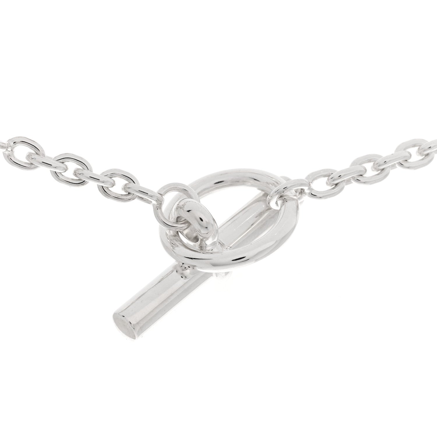 Hermes Sterling Silver Farandole Necklace 120 4 of 7