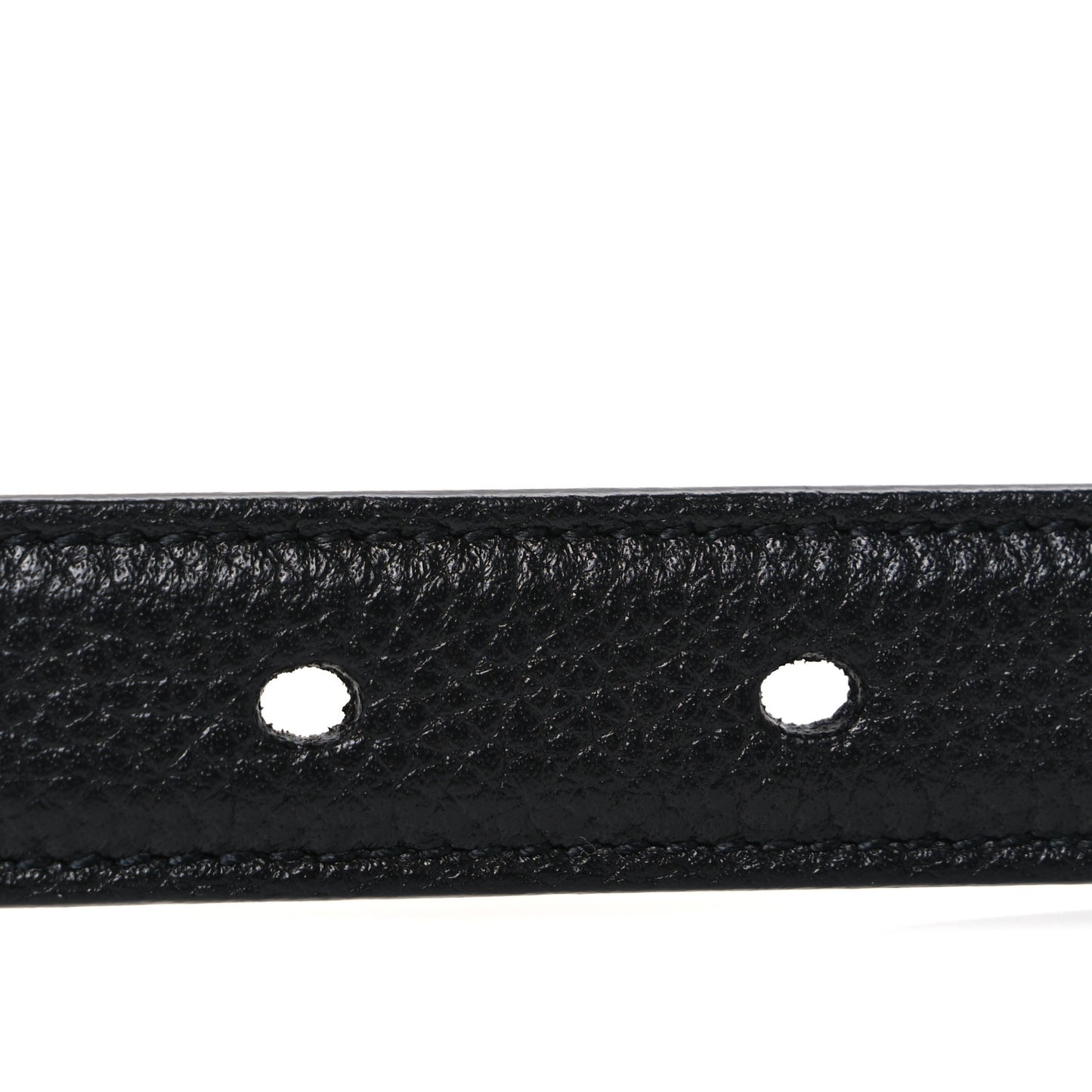 Grained Calfskin Monogram Square Buckle Belt 65 26 Black